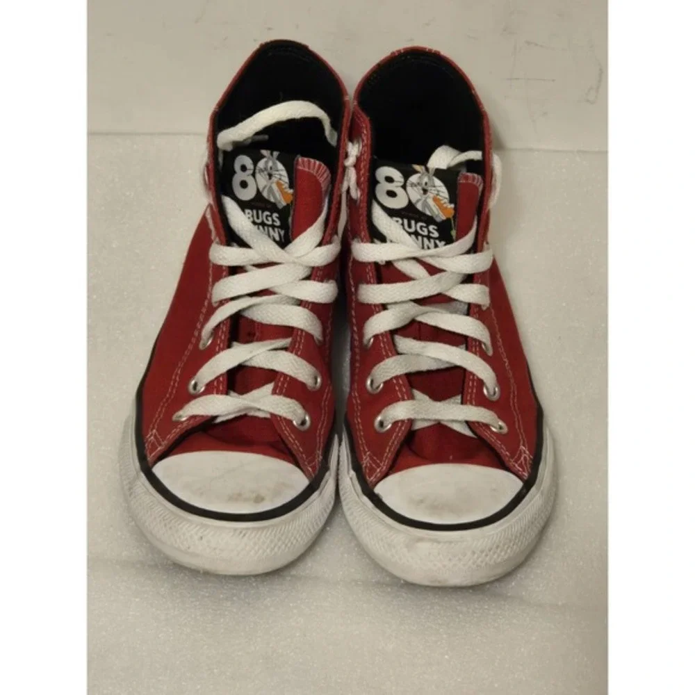 CONVERSE All Star Chuck Taylor‎ Red Bugs Bunny Looney Tunes High Top Kids Size 2